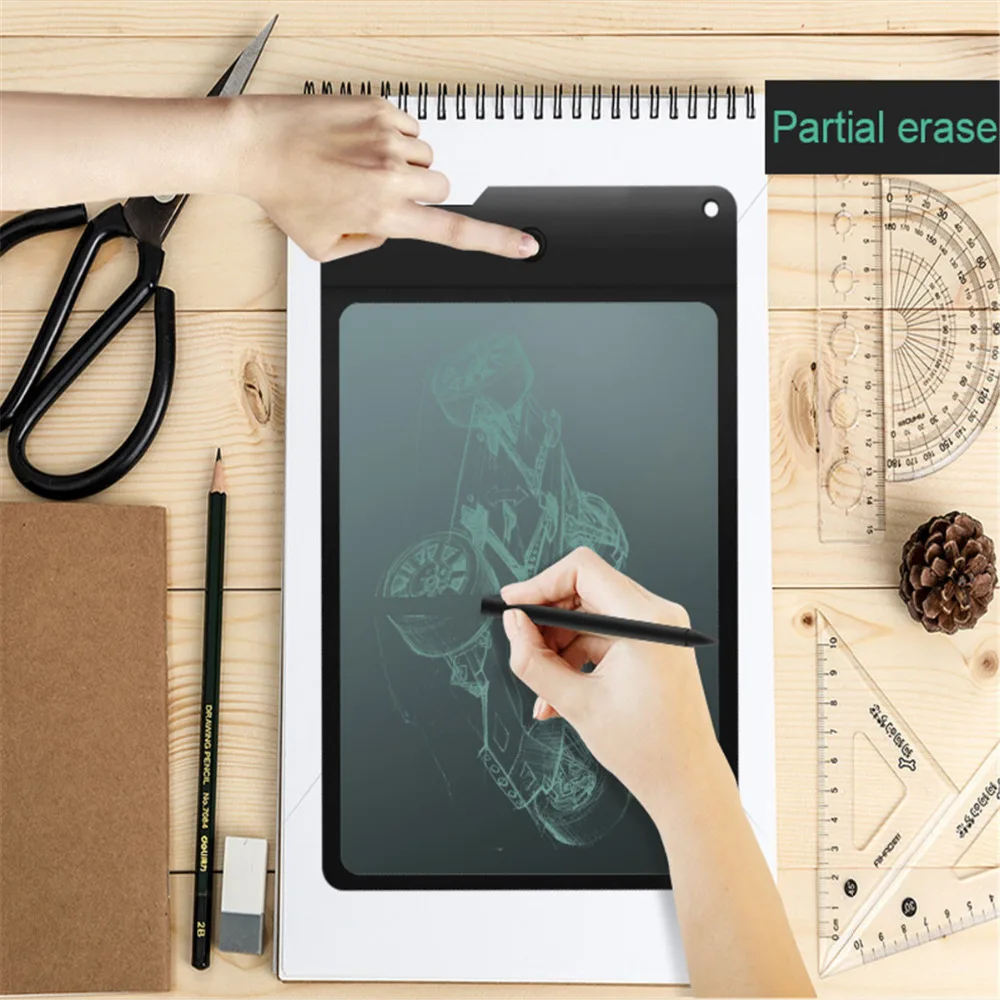 

Drawing Toys 1*8.8" LCD Mini Writing Drawing Tablet Portable Electronic Writing Board portion Erase Message Handwriting Pads kid