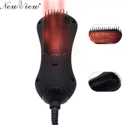 Новый инфракрасный электрический выпрямитель для волос Кисточки гребень Инструменты для укладки волос мини горячий воздух гребень
