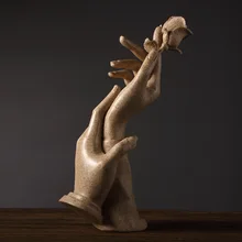 Абстрактный песчаник руки влюбленных модель статуя сувенир орнамент подарок и ремесло для украшения спальни и свадьбы юбилей