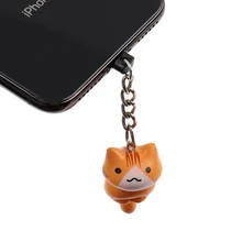 Clanic, милый мультяшный Кот, порт для зарядки мобильного телефона, пылезащитная заглушка для iphone x, 8, 7 plus, аксессуары для телефона, гаджет, украшение, penda