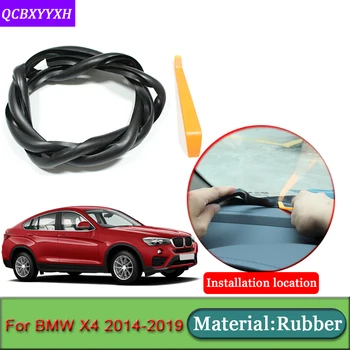 

Car-styling For BMW X4 2014-2019 Rubber Anti-Noise Soundproof Dustproof Car Dashboard Windshield Sealing Strips Car Accessories