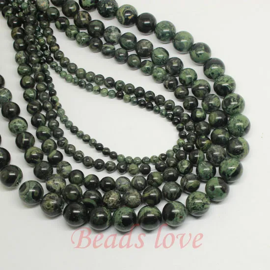 

Natural Stone Green Malachite Round Beads 15" Pick Size 4 6 8 10 12mm for Jewelry Making Diy Bracelet Jewellery Wholesale Perles