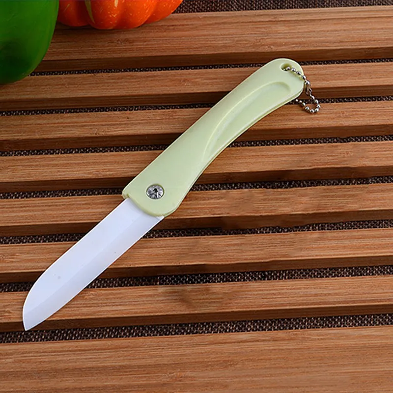 Новый керамический складной карманный нож Мини Портативный складной нож для резки фруктов практичное Походное снаряжение для путешествий