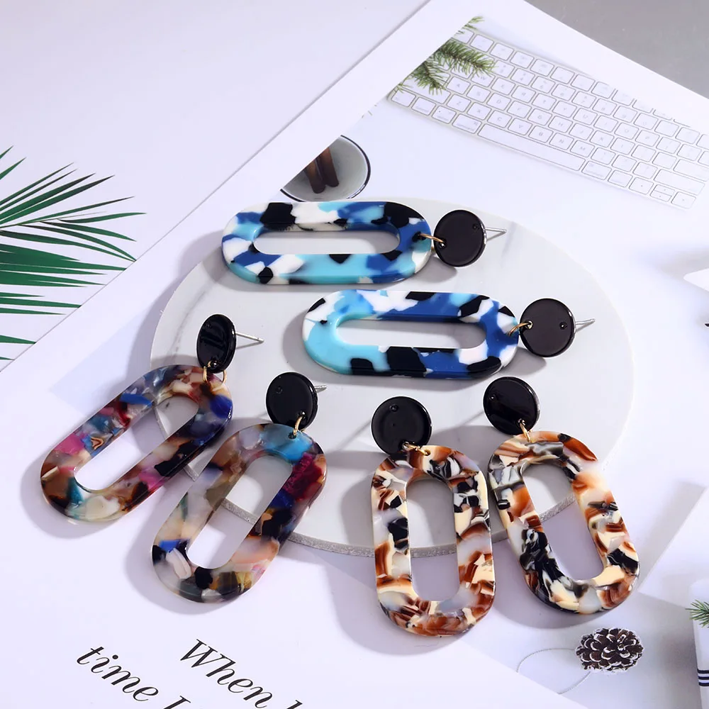

Ailend earrings 2019 European and American personality new ladies hanging style Brinscos jewelry Bohemian trend