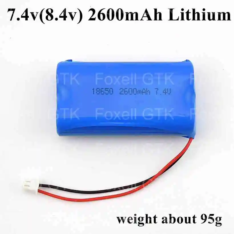 GTK High quality 2S1P 7.4v 8.4v 2600mah 2500mah battery pack 18650 for Bee amplifiers lithium batteries Speaker amplifier power (1)