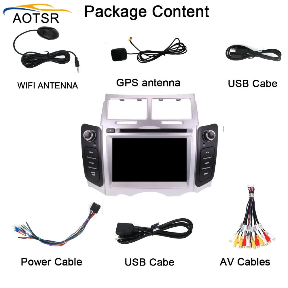 Best Android 8.1 Car DVD multimedia Player For Toyota Yaris 2005 2006 2007 2008 2009 2010 2011 car radio stereo with gps navigation 5