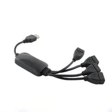 4 порта USB 2 0 480 Мбит/с мини смарт хаб разветвитель расширения