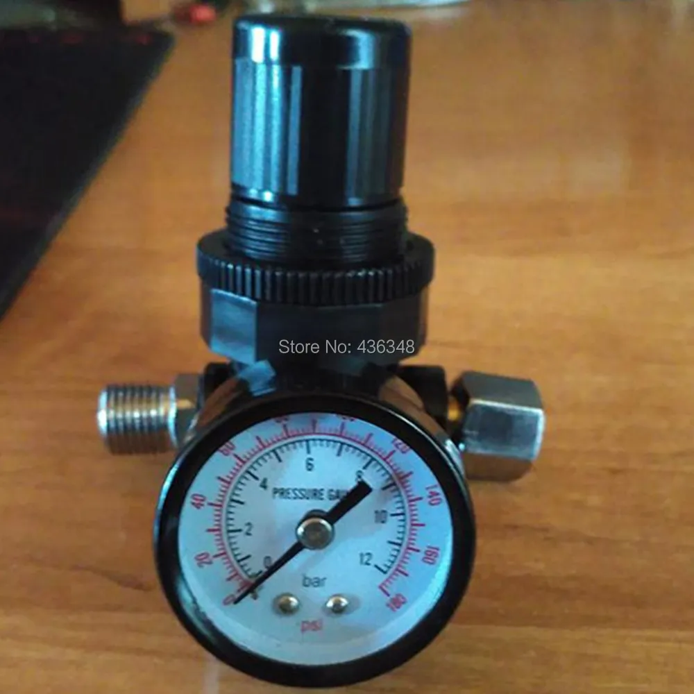 Spray Gun Air Regulator Pressure Gauge Auto Paint Spray Paint Gun Air