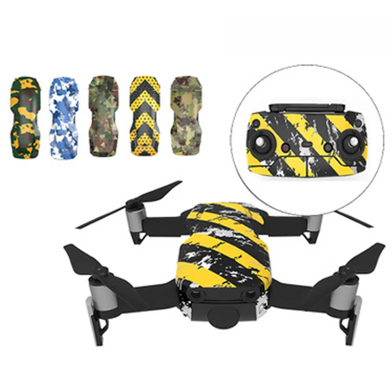 1set Waterproof 3M PVC Decal Sticker Body+ Remote Controller 3D Skin Stickers Protector For DJI Mavic Air Drone