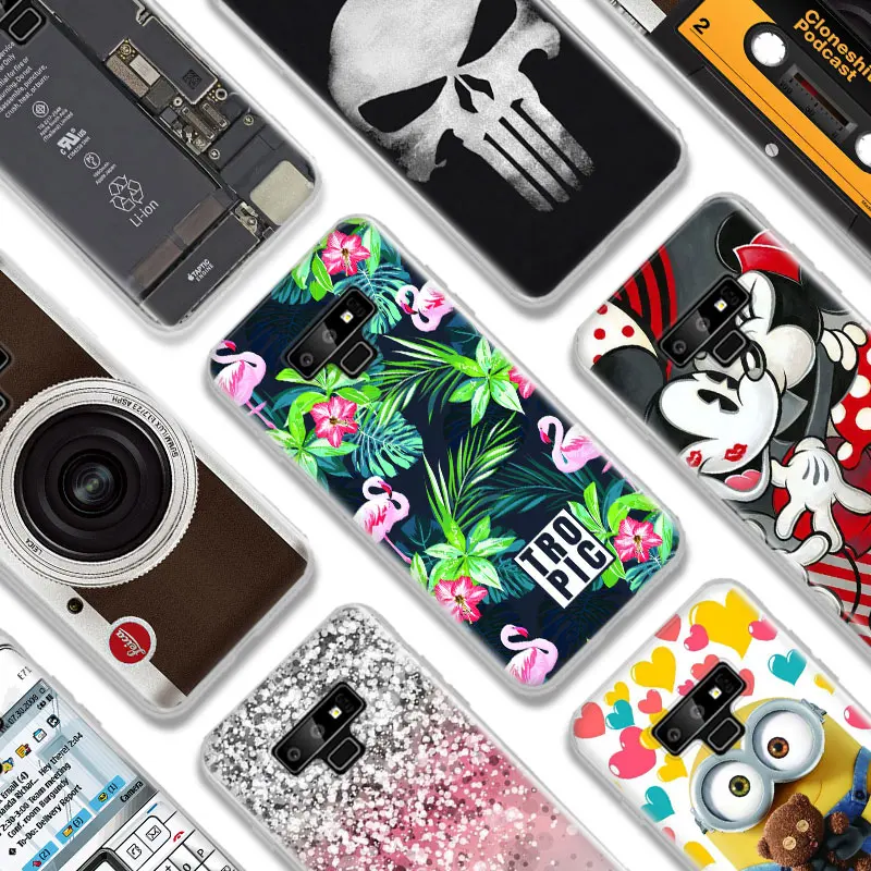 

Case For Samsung Galaxy Note 9 Back Cover Unicorn Minions Painting Ultra thin Soft Silicone TPU Case For Samsung Note9 Note 9