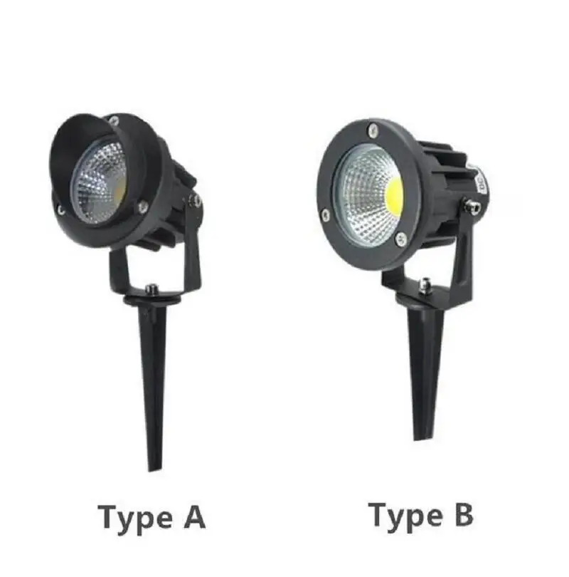 

10pcs New Style Outdoor IP65 Garden Spike LED Light 12V 7W COB LED Lawn Lamp Pond Path Flood Spot Lights Free Shipping