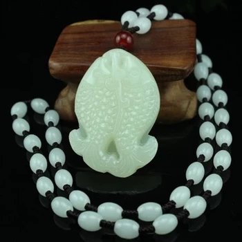 

Genuine Afghan Jade Fish Pendant