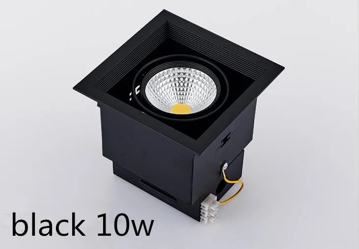 1 pçs cob luminária embutida de led