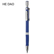 1 шт., 2 мм, пластиковый и металлический свинцовый держатель, механический черновой карандаш для рисования, 2,0 мм, свинцовый держатель, механический карандаш