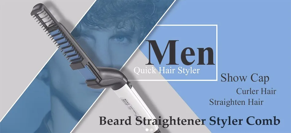 Beard Straightener Styler Comb