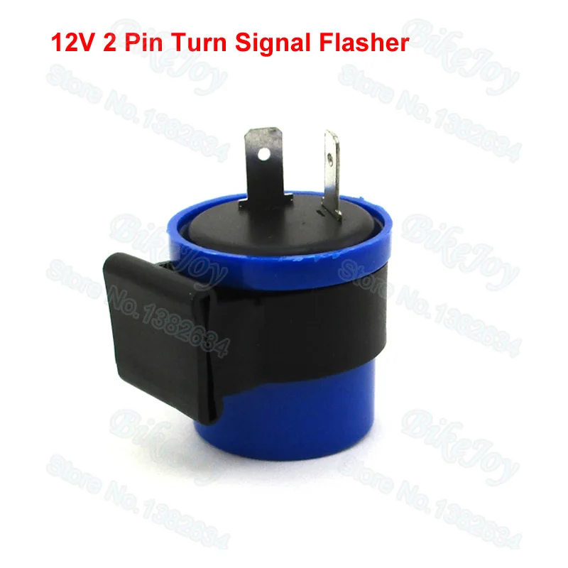 12V 2 Pin Flasher Blinker Relay Beeper Turn Signal For Motorcycle