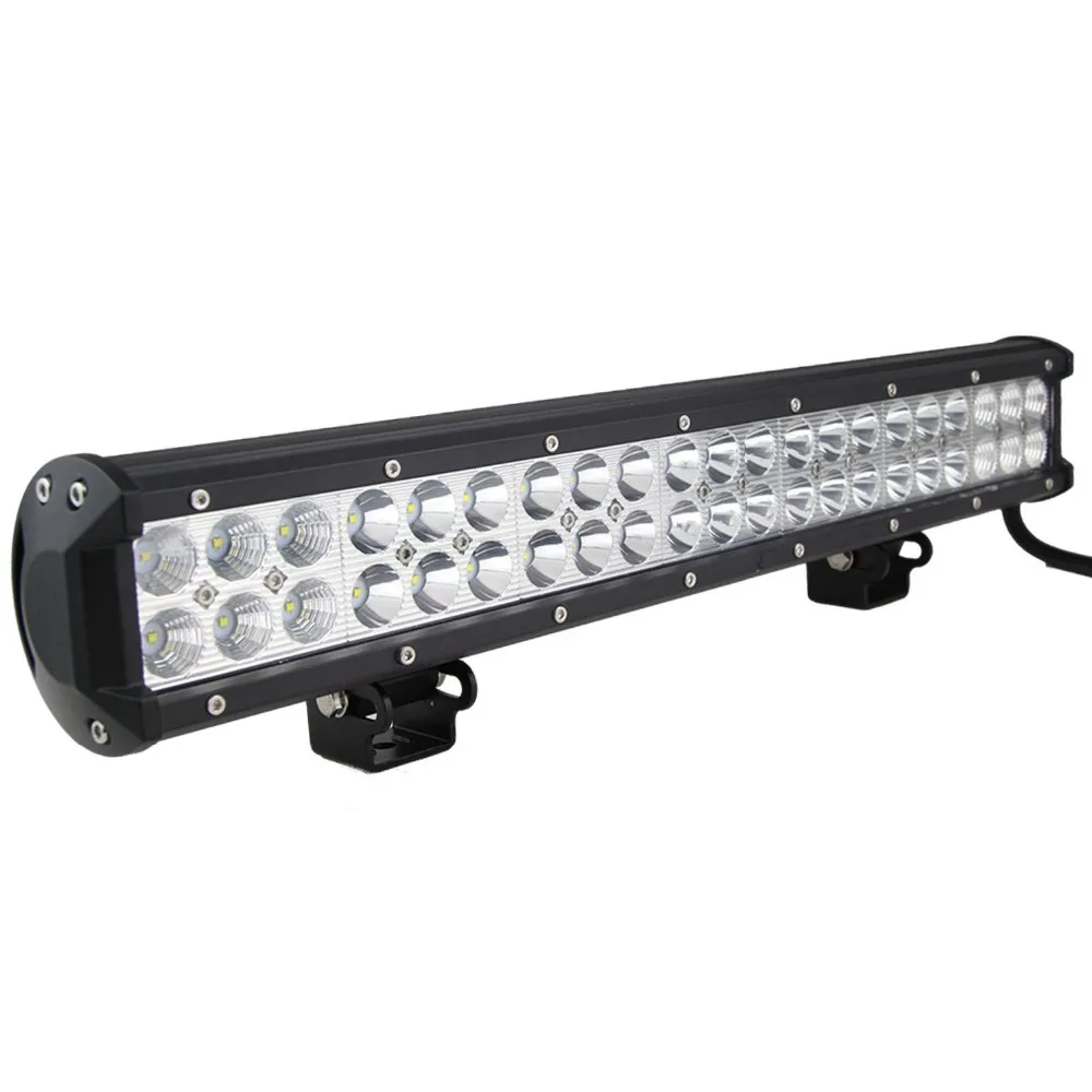 20"inch Car LED Light Bar 126W LED Work Light Flood Spot Combo Beam