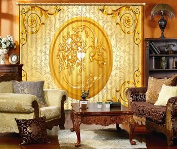 

Custom 3D Curtain Window Modern Printing Blackout Curtains Living Room Bedroom jade dragon pattern Photo Drapes
