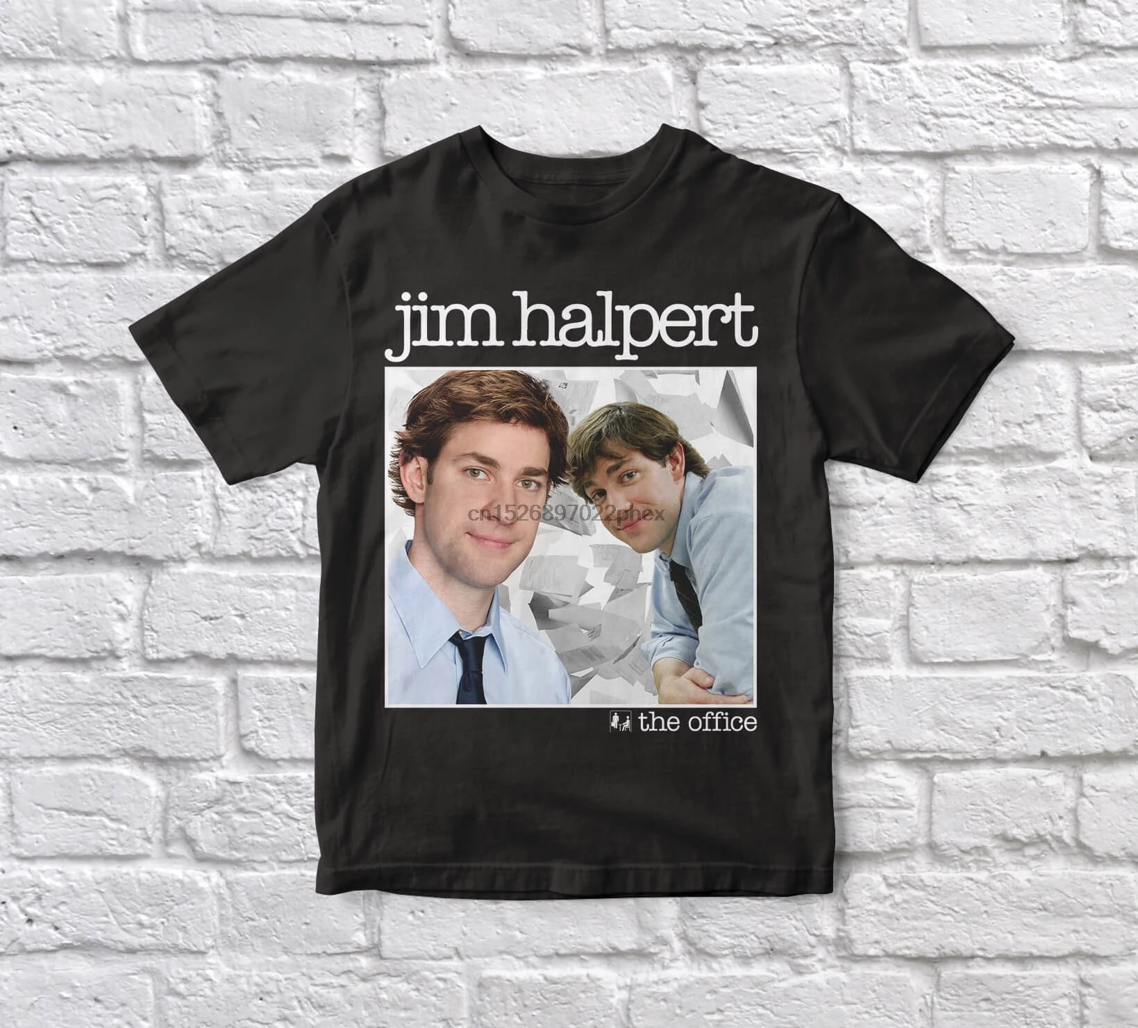 

Jim Halpert The Office 90s Vintage Unisex Black Tshirt men t shirt