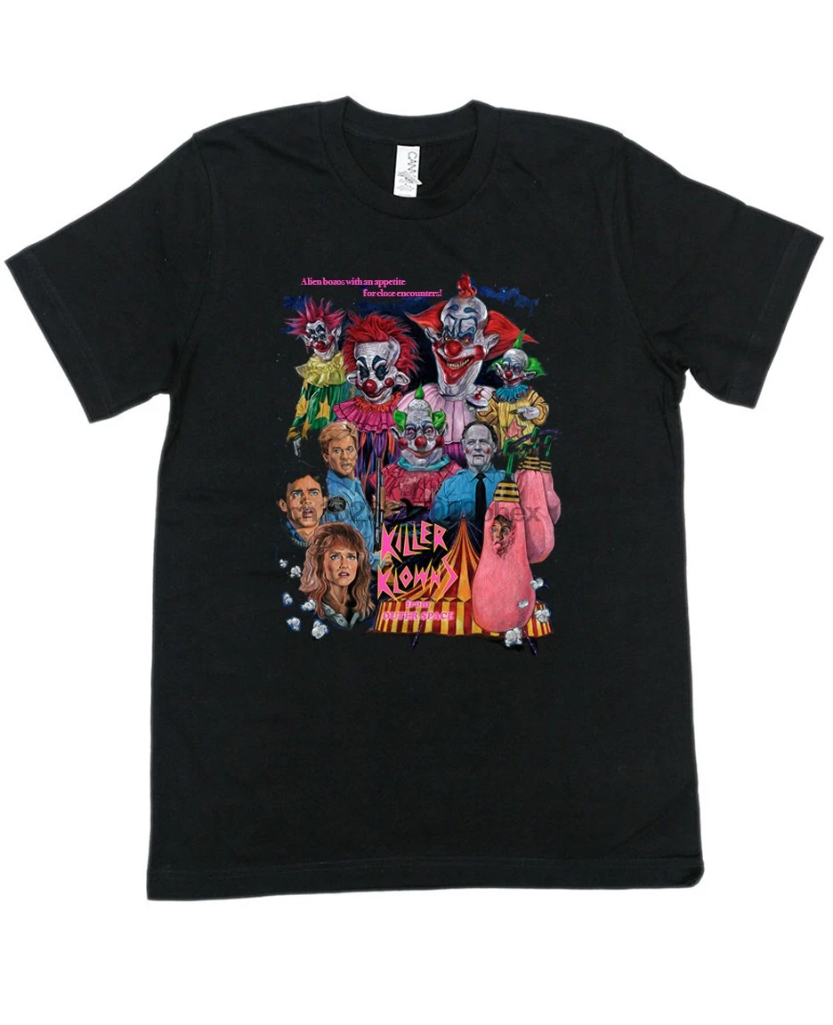

1980s Killer Klowns from Outer Space T-Shirt men t shirt