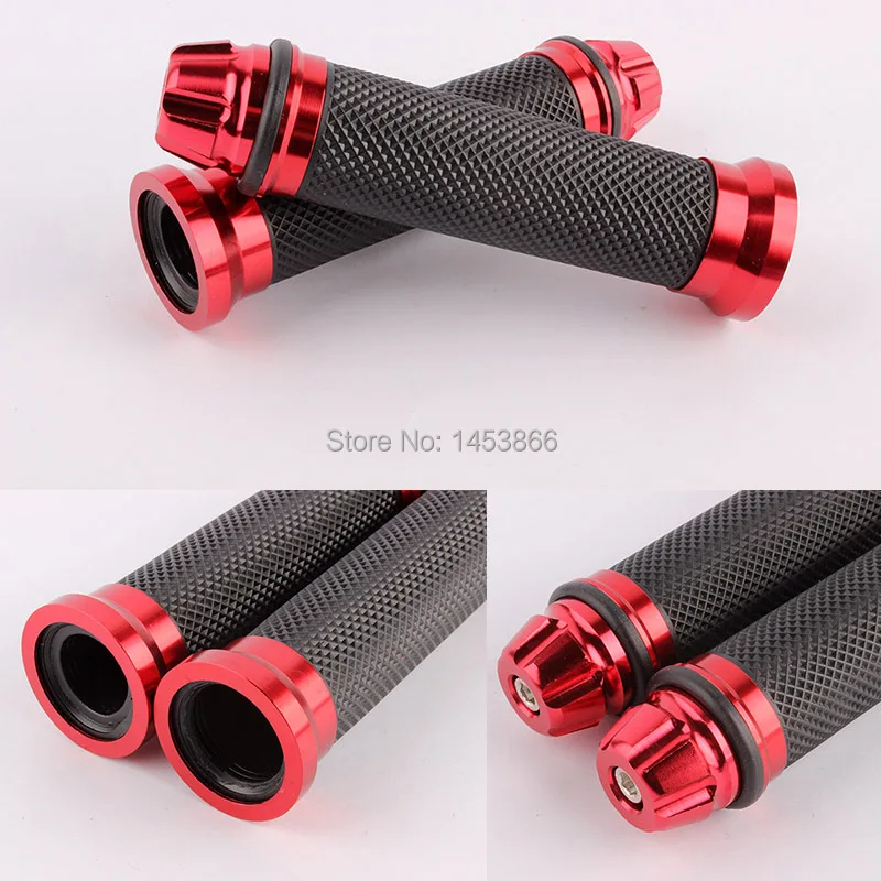CNC Motorcycle grips handle sets 7/8 inch 22MM Handlebars CNC Aluminum pedal car bikes cover grip