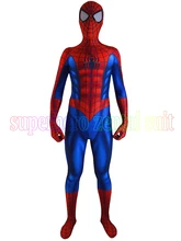Newest Amazing spiderman costume Spandex 3D Printing Halloween Cosplay Spider man Zentai Suit For Adult Kids