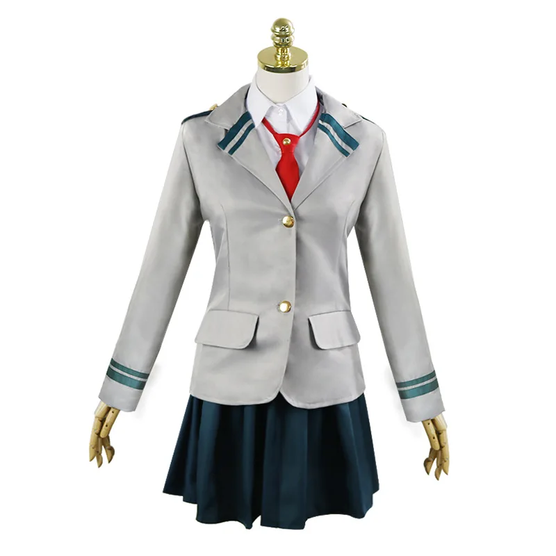 Аниме Boku No Hero academic школьная форма My Midoriya Izuku Uraraka Ochako Карнавальные Костюмы для