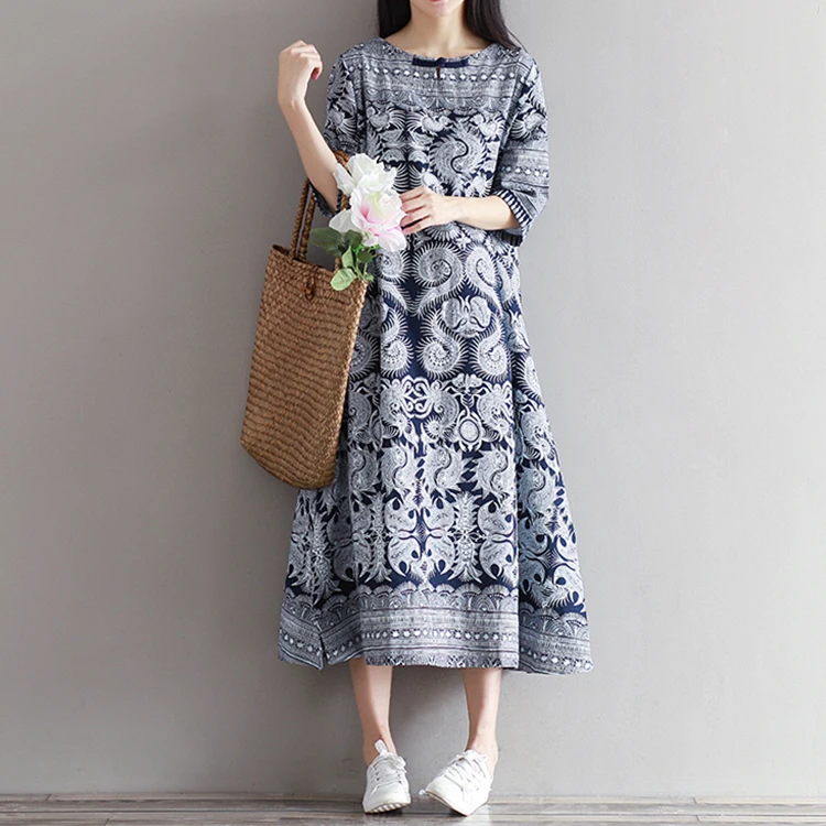 maxi shift dress