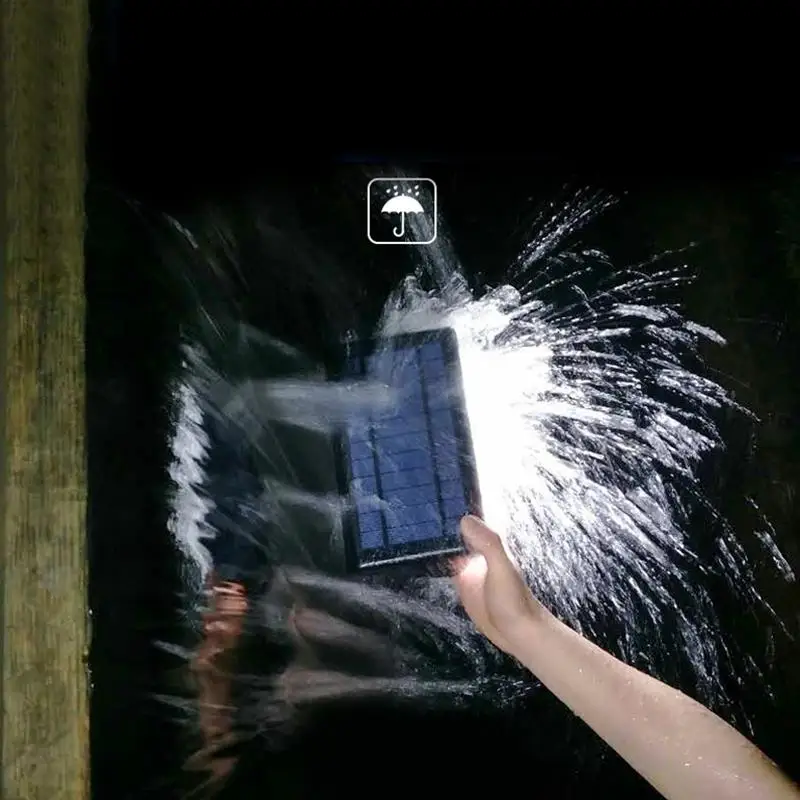 LumiParty 60 светодиодный водонепроницаемый светильник с солнечной батареей настенный светильник Открытый Солнечный пульт дистанционного управления светодиодный садовый светильник Настенный светильник