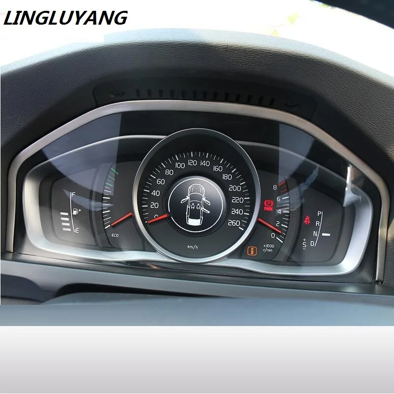 Car Styling For Volvo XC60 S60 S80V60 Tuning Special Instrument Panel Decorative Frame Stainless Steel Auto