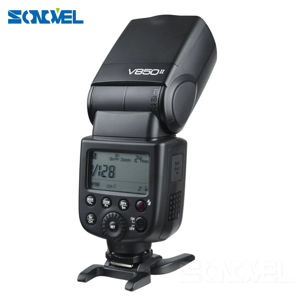 2 шт. Godox v850ii GN60 HSS 2.4 г Беспроводной x Системы Вспышка Speedlite литий-ионная аккумуляторная батарея + x1t-o передатчик для Olympus fujifilm