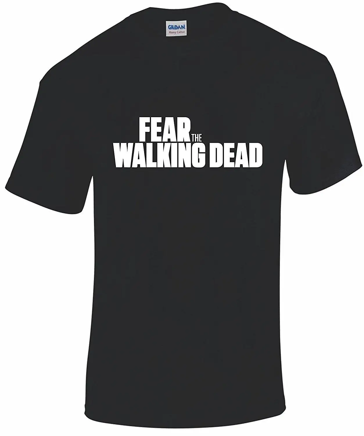 Рубашки Лето Новинка Мужская Шеи Экипажа Печати Короткие Fear The Walking Dead
