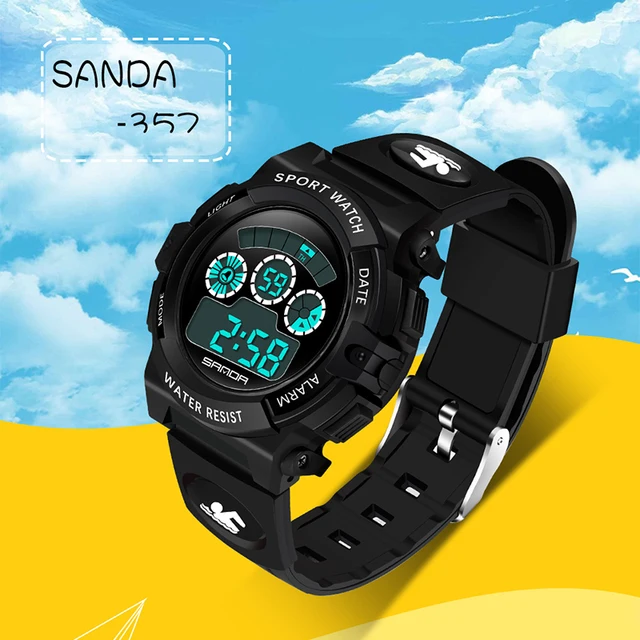 New Fashion SANDA Brand Children Sports Watches LED Digital Watch Boy Girl Stude New Fashion SANDA Brand Children Sports Watches LED Digital Watch Boy Girl Stude