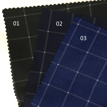 

Men and women of worsted fabrics wholesale upscale Plaid suit vest suit material new spring and Autumn