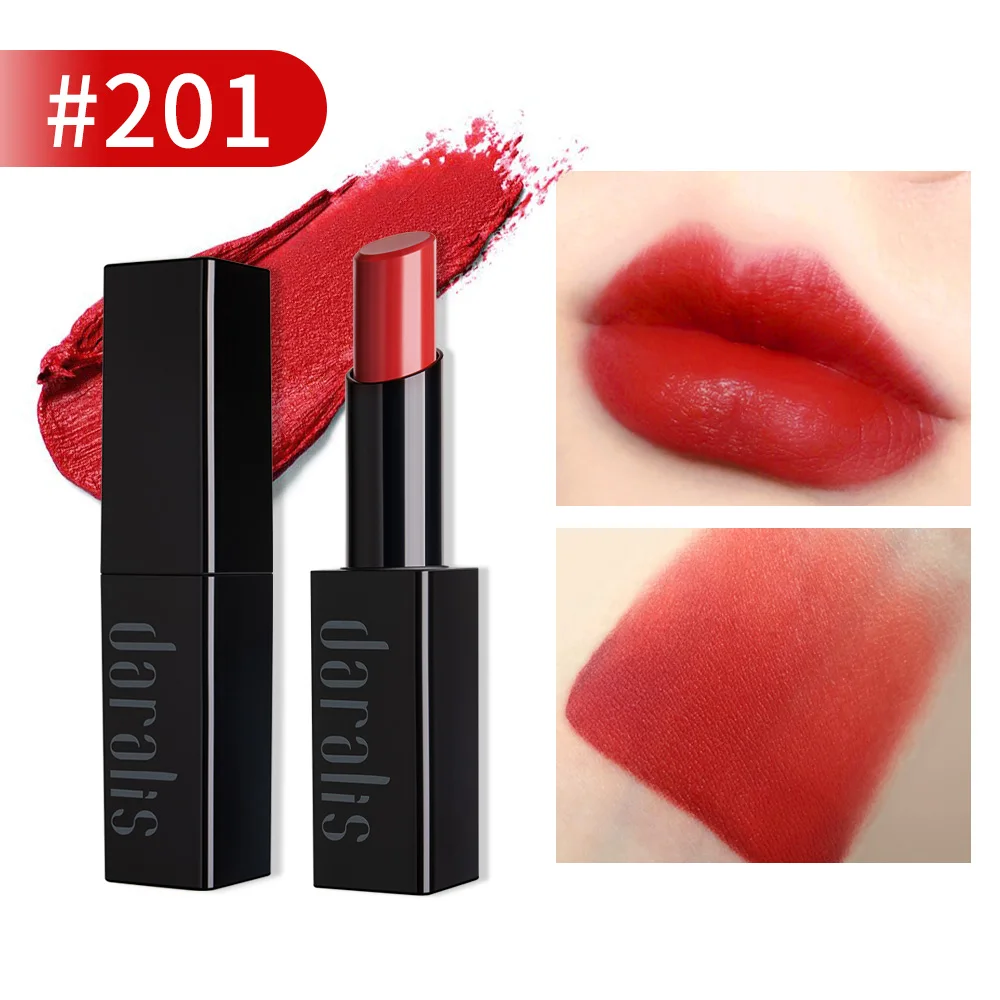 Daralis Matte Lipsticks Waterproof Long-lasting Matte Lipstick Lip Sticks Cosmetic Easy to Wear Matte Batom Makeup Lipstick - Цвет: Classic Red