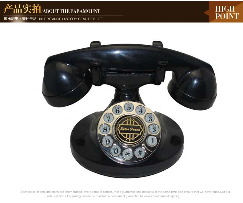 Телефон антикварные бытовой старинные телефон New1922