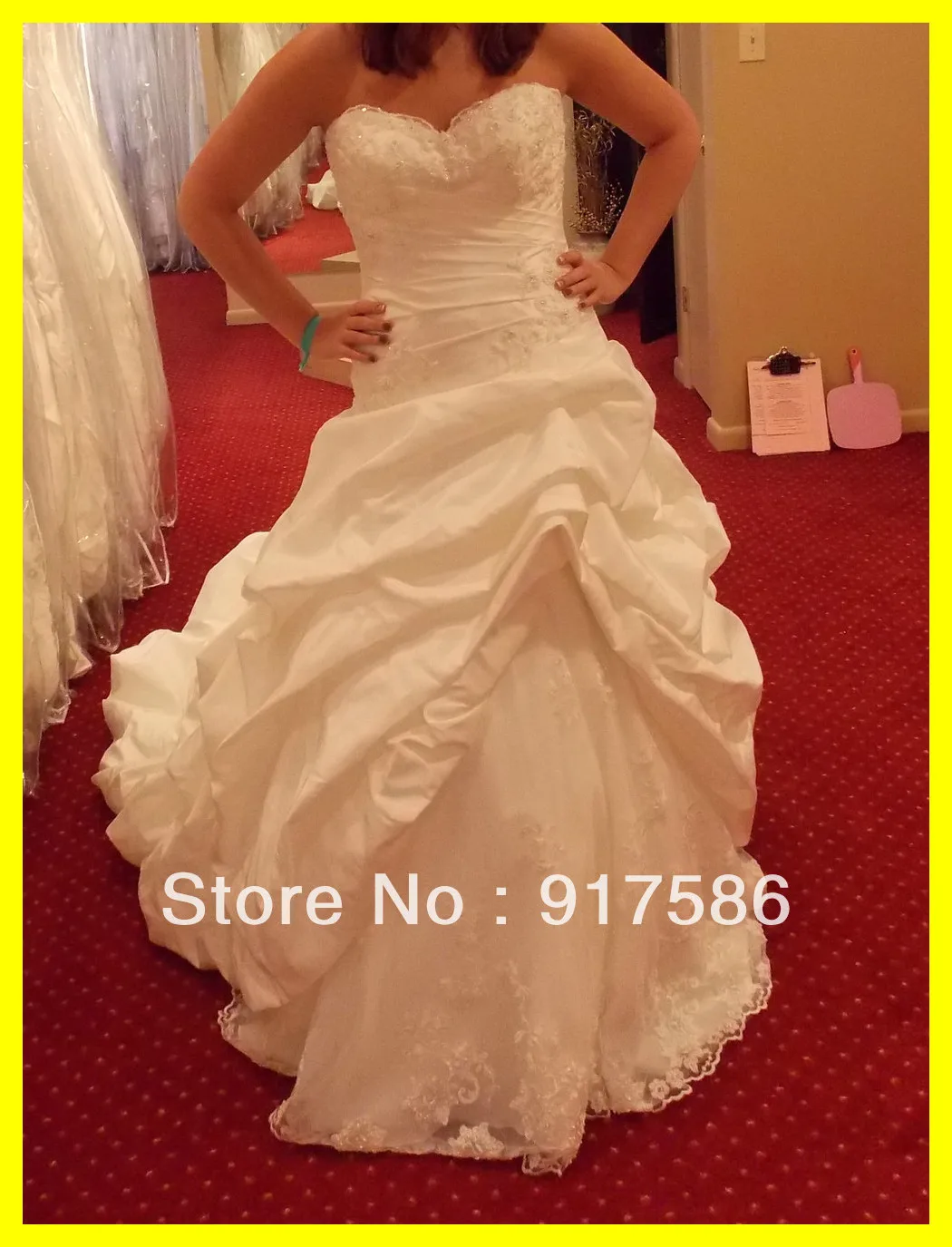 Wedding Dresses Tea Length Ball Gown Floor-Length Court Train D Sweetheart Sleeveless Lace Up Built-In Bra Taffeta Customized 20 | Свадьбы и