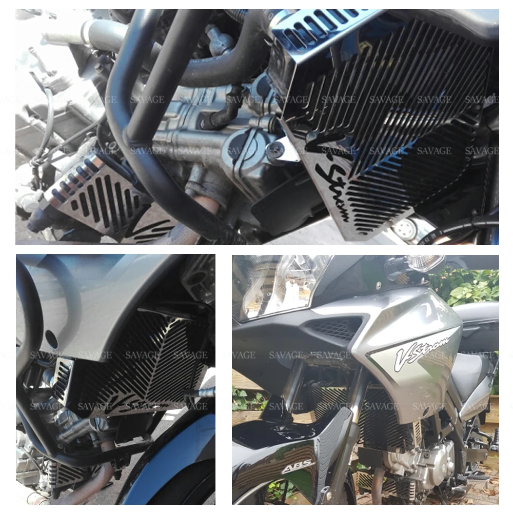 Решетка радиатора Защитная крышка для SUZUKI DL650 DL 650 V-Strom VStrom 2004-2010 05 06 07 08 09 10 защита масляного охладителя