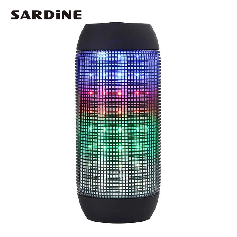 Colorful LED Bluetooth Speaker Waterproof Portable Wireless Stereo