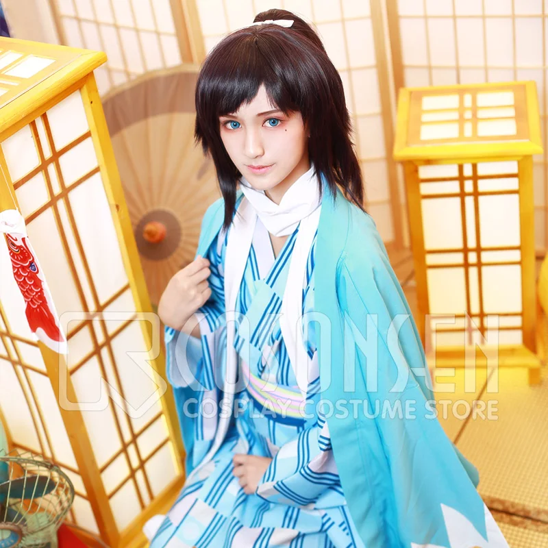 

Touken Ranbu x Oedo Onsen Yamatonokami Yasusada Yukata Suit Cosplay Costume COSPLAYONSEN All Sizes Made