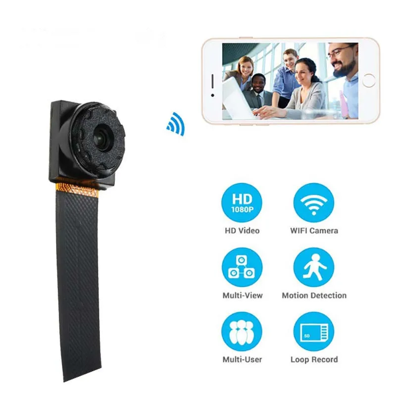 

New 1080P Mini Wireless Camera HD 2MP wifi P2P 128G TF Card slot video Sound Recording Motion Detection Security Camera