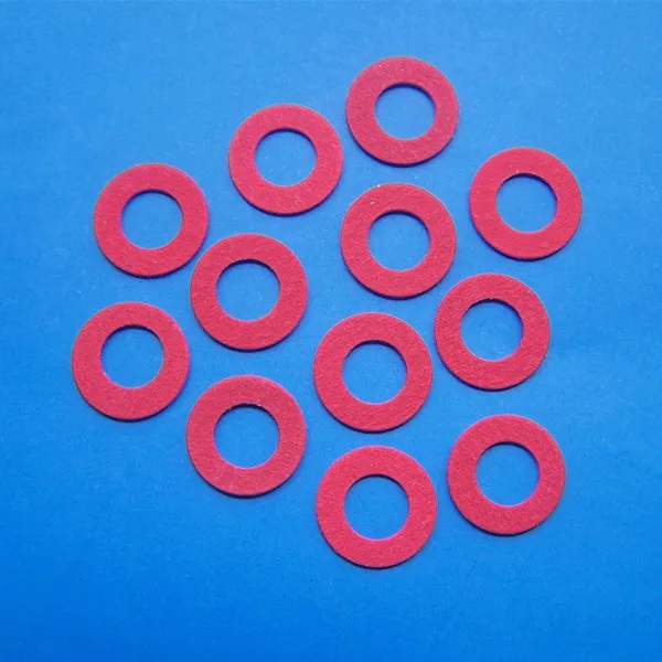1000pcs/lot M2/M2.5/3/4/5/6 flat pad insulation washers red paper meson gasket spacer insulating spacer157 | Обустройство дома