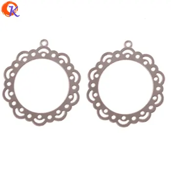 

Cordial Design 50Pcs 30*34MM Jewelry Accessories/Earrings Connectors/Round Shape/DIY Earrings Making/Hand Made/Earring Findings