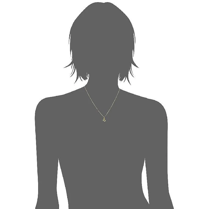 tiny heart necklace