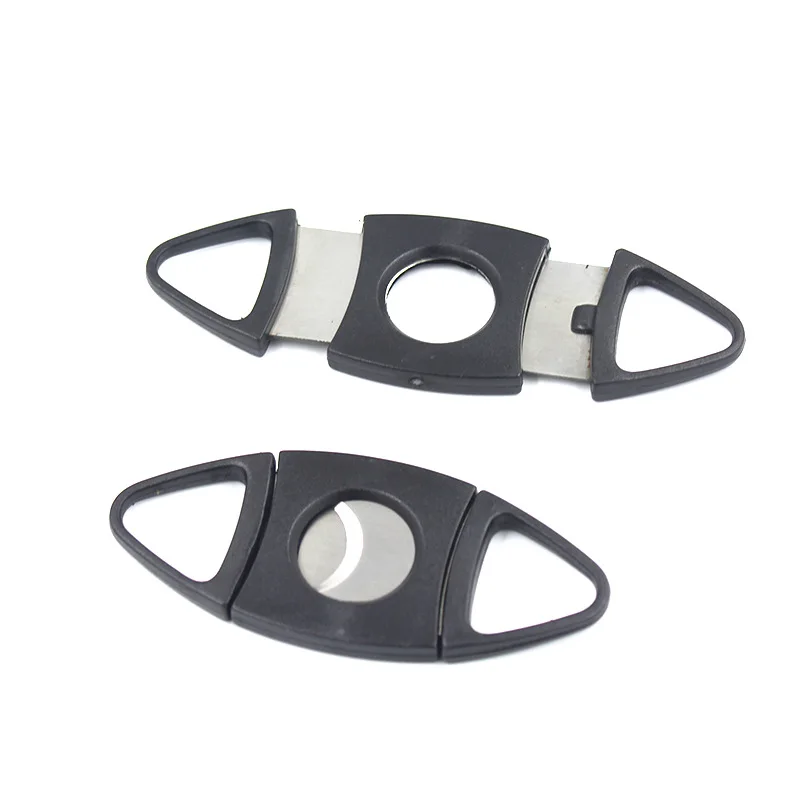 High quality Portable Silver Stainless Steel silver Plated Knife Cigars Scissors Cigar Cutter Zigarre | Дом и сад