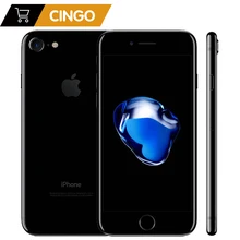 Apple-teléfono inteligente iPhone 7 4G LTE, teléfono móvil desbloqueado con 32/128GB/256GB rom, IOS, cámara de 12.0MP, Quad Core, reconocimiento de huella dactilar, cámara de 12.0MP, batería de 1960mA