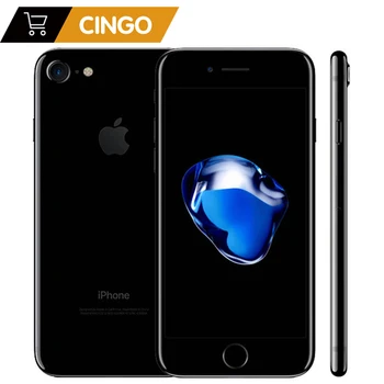 Apple-teléfono inteligente iPhone 7 4G LTE, teléfono móvil desbloqueado con 32/128GB/256GB rom, IOS, cámara de 12.0MP, Quad Core, reconocimiento de huella dactilar, cámara de 12.0MP, batería de 1960mA