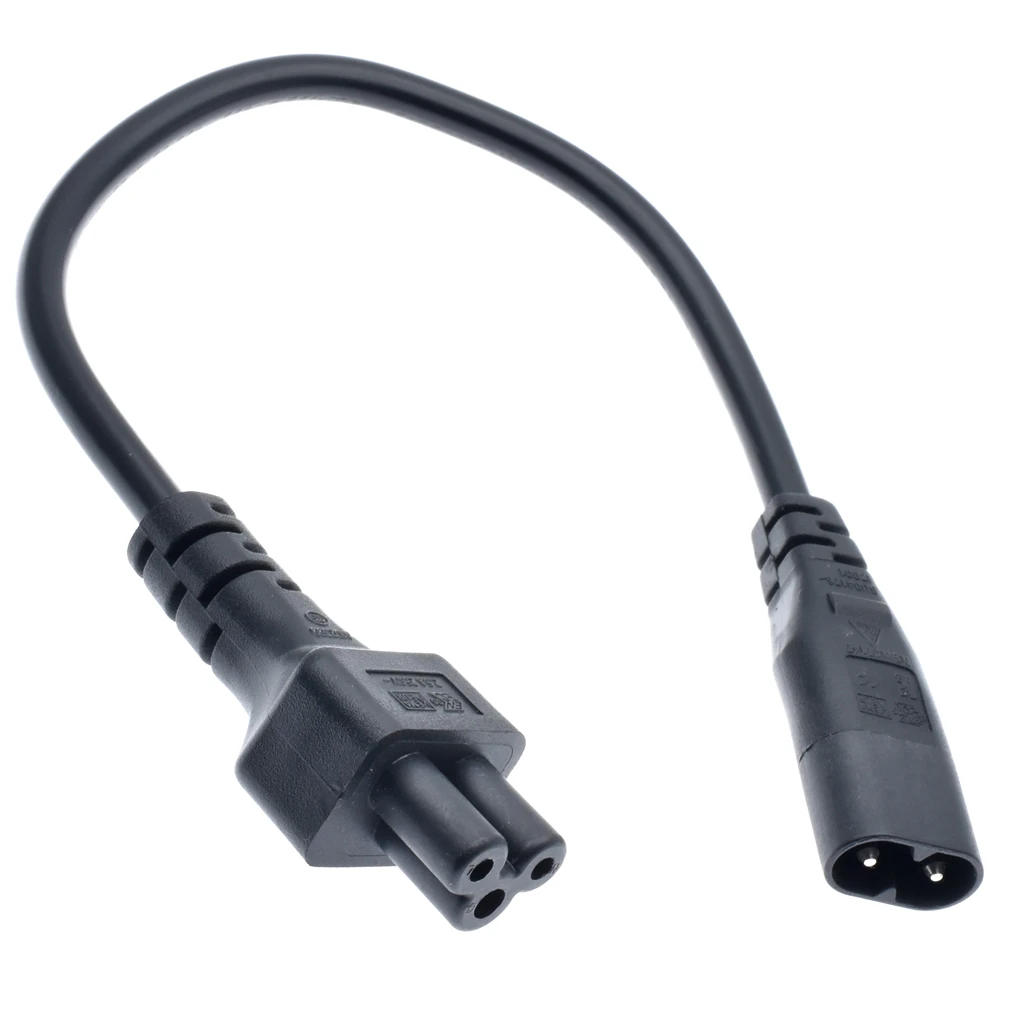 Высококачественный Удлинительный шнур для C5 C8 IEC 320 Female to Male Adapter короткий кабель