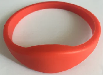 

Wholesale500 pcs Waterproof NFC Wristband 125KHZ TK4100 RFID Silicone Bracelet for Access Control