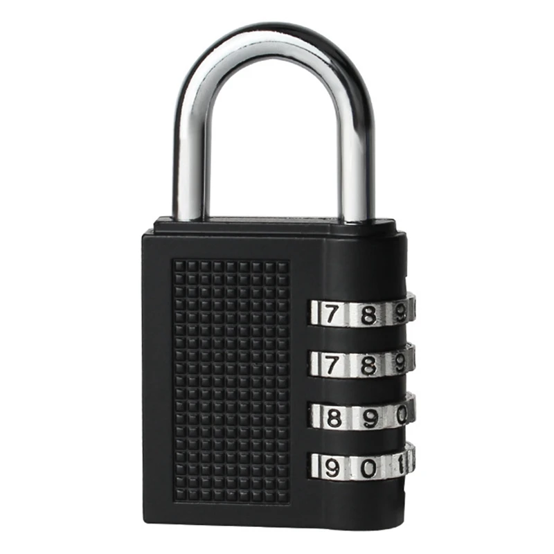 Лидер продаж всепогодный защита безопасности кодовый замочек 4-разрядный номер черный замок Heavy Duty для использования вне помещений